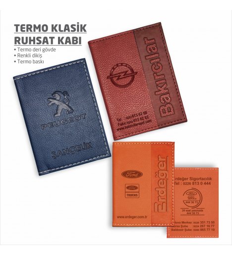 Thermo Classic Car Wallet (Termo Klasik Ruhsat Kabı)
