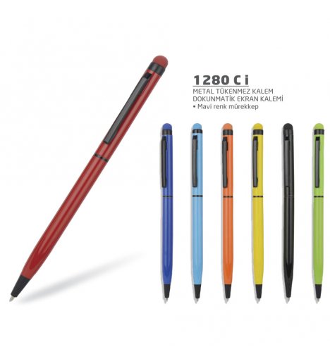 Metal Ball Point Pen Touch Screen Pencil (1280 C i)