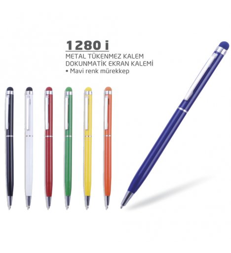 Metal Ball Point Pen Touch Screen Pencil (1280 i)