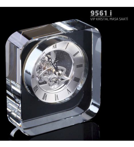 Vip Crystal Table Clock (9561i)