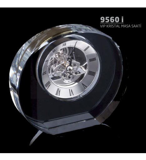 Vip Crystal  Table Clock (9560i)