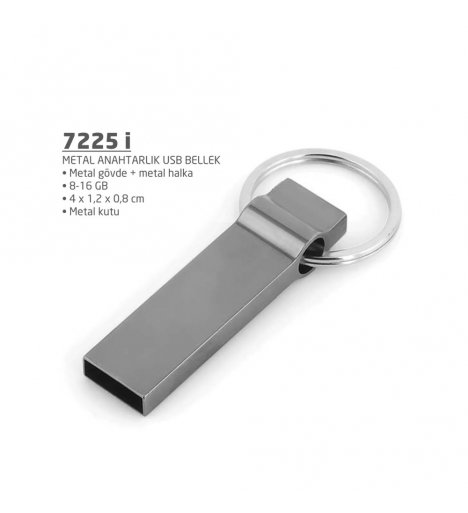 Metal Keychain Usb Memory (7225i)