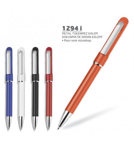 Metal Ball Point Pen Touch Screen Pencil (1294 i)